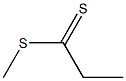 methyl propanedithioate 구조식 이미지