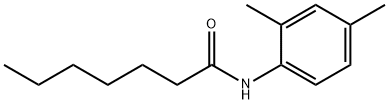 N-(2,4-dimethylphenyl)heptanamide 구조식 이미지
