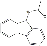 Acetamide,N-9H-fluoren-9-yl- Structure