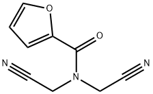 N,N-bis(cyanomethyl)furan-2-carboxamide Structure