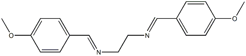 1,2-Ethanediamine,N1,N2-bis[(4-methoxyphenyl)methylene]- Structure