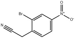 2-(2-bromo-4-nitrophenyl)acetonitrile Structure