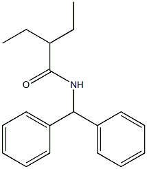 N-benzhydryl-2-ethylbutanamide Structure