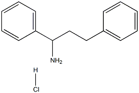 1,3-diphenylpropan-1-amine hydrochloride 구조식 이미지