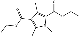 diethyl 1,3,5-trimethyl-1H-pyrrole-2,4-dicarboxylate 구조식 이미지