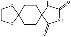 9,12-DIOXA-1,3-DIAZADISPIRO[4.2.4.2]TETRADECANE-2,4-DIONE 구조식 이미지