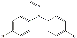 bis(4-chlorophenyl)methylidenehydrazine Structure