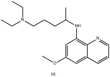 N,N-diethyl-N-(6-methoxyquinolin-8-yl)pentane-1,4-diamine Structure