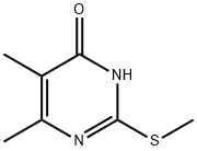 5,6-dimethyl-2-(methylsulfanyl)-3,4-dihydropyrimidin-4-one Structure
