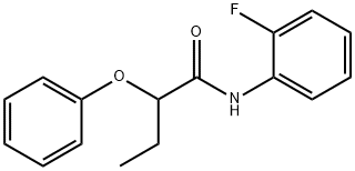 N-(2-fluorophenyl)-2-phenoxybutanamide Structure