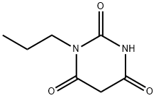 2,4,6(1H,3H,5H)-Pyrimidinetrione,1-propyl- 구조식 이미지