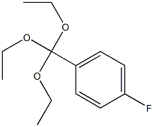 1-fluoro-4-(triethoxymethyl)benzene Structure