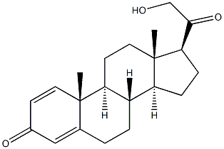 Pregna-1,4-diene-3,20-dione,21-hydroxy- (7CI,8CI,9CI) 구조식 이미지