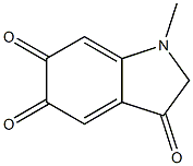 1-methyl-2H-indole-3,5,6-trione 구조식 이미지