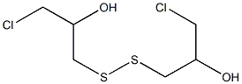 2-Propanol, 1,1'-dithiobis[3-chloro- Structure