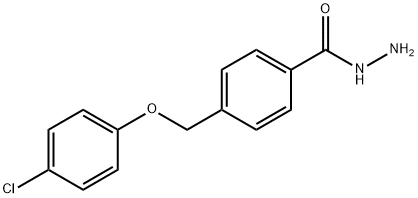 4-[(4-chlorophenoxy)methyl]benzohydrazide 구조식 이미지