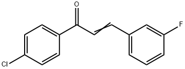 (2E)-1-(4-chlorophenyl)-3-(3-fluorophenyl)prop-2-en-1-one Structure