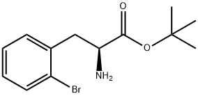 2-bromo- L-Phenylalanine, 1,1-dimethylethyl ester 구조식 이미지