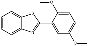 2-(2,5-Dimethoxy-phenyl)-benzothiazole 구조식 이미지