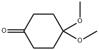 Cyclohexanone, 4,4-dimethoxy- 구조식 이미지