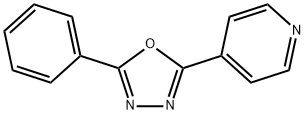 2-phenyl-5-(pyridin-4-yl)-1,3,4-oxadiazole Structure