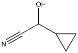 2-cyclopropyl-2-hydroxyacetonitrile 구조식 이미지