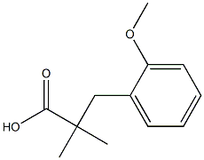 3-(2-Methoxyphenyl)-2,2-dimethylpropanoic acid Structure