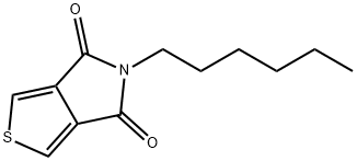 5-hexyl-4H-thieno[3,4-c]pyrrole-4,6(5H)-dione 구조식 이미지