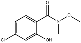 4-chloro-2-hydroxy-N-methoxy-N-methylbenzamide Structure