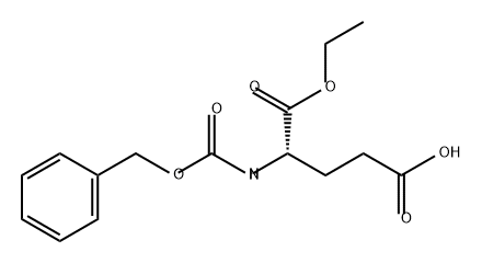 5-ethoxy-5-oxo-4-phenylmethoxycarbonylamino-pentanoic acid 구조식 이미지
