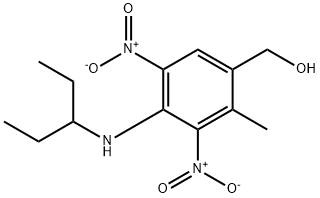 4-[(1-Ethylpropyl)amino]-2-methyl-3,5-dinit robenzenemethanol Structure