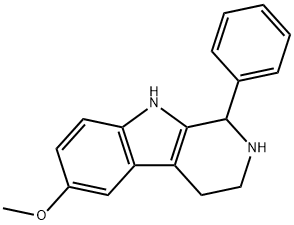 6-methoxy-1-phenyl-2,3,4,9-tetrahydro-1H-beta-carboline 구조식 이미지