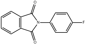 1H-Isoindole-1,3(2H)-dione, 2-(4-fluorophenyl)- 구조식 이미지