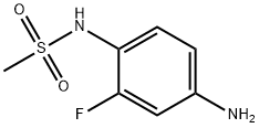 N-(4-amino-2-fluorophenyl)methanesulfonamide 구조식 이미지