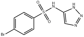 Benzenesulfonamide,4-bromo-N-1H-1,2,3-triazol-5-yl- Structure