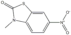 2(3H)-Benzothiazolone, 3-methyl-6-nitro- Structure