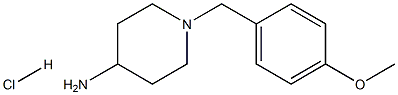 1-(4-methoxybenzyl)piperidin-4-amine hydrochloride Structure