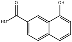 8-hydroxynaphthalene-2-carboxylic acid Structure