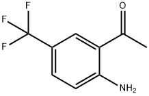 1-(2-Amino-5-(trifluoromethyl)phenyl)ethanone 구조식 이미지