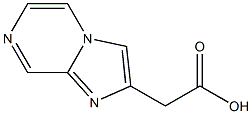 Imidazo[1,2-a]pyrazine-2-aceticacid Structure