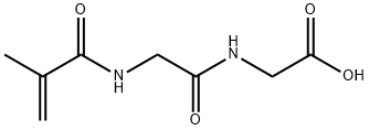 Glycine, N-(2-methyl-1-oxo-2-propenyl)glycyl- 구조식 이미지