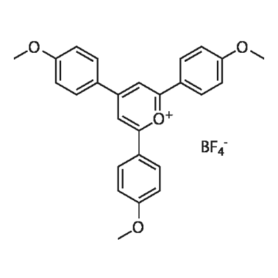 2,4,6-Tris(4-methoxyphenyl)pyrylium tetrafluoroborate 구조식 이미지