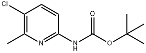 tert-butyl (5-chloro-6-methylpyridin-2-yl)carbamate Structure