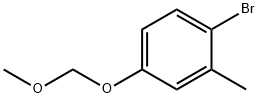 Benzene, 1-bromo-4-(methoxymethoxy)-2-methyl- Structure