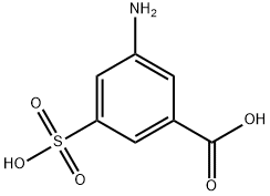 3-amino-5-sulfobenzoic acid Structure
