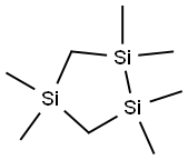 1,2,4-Trisilacyclopentane, 1,1,2,2,4,4-hexamethyl- Structure