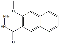 3-methoxy-2-naphthohydrazide 구조식 이미지