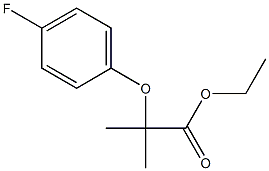 Propanoic acid, 2-(4-fluorophenoxy)-2-methyl-, ethyl ester Structure
