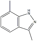 3,7-Dimethyl-1H-indazole 구조식 이미지