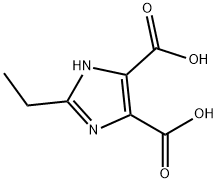 2-ETHYL-1H-IMIDAZOLE-4,5-DICARBOXYLICACID 구조식 이미지